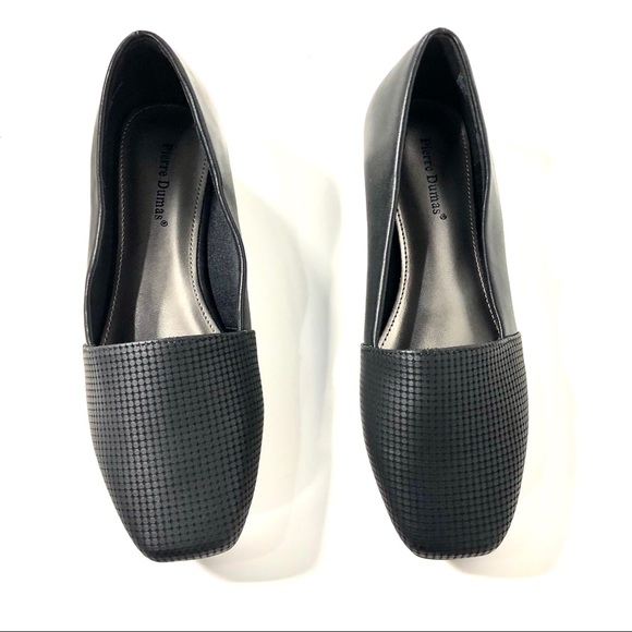 Pierre Dumas Black Flats Slip-on Flats - Picture 4 of 4